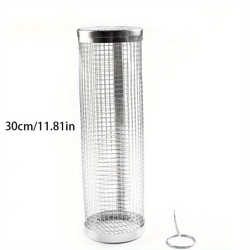 BBQ Net Tube Grill Basket for Fish & Vegetables