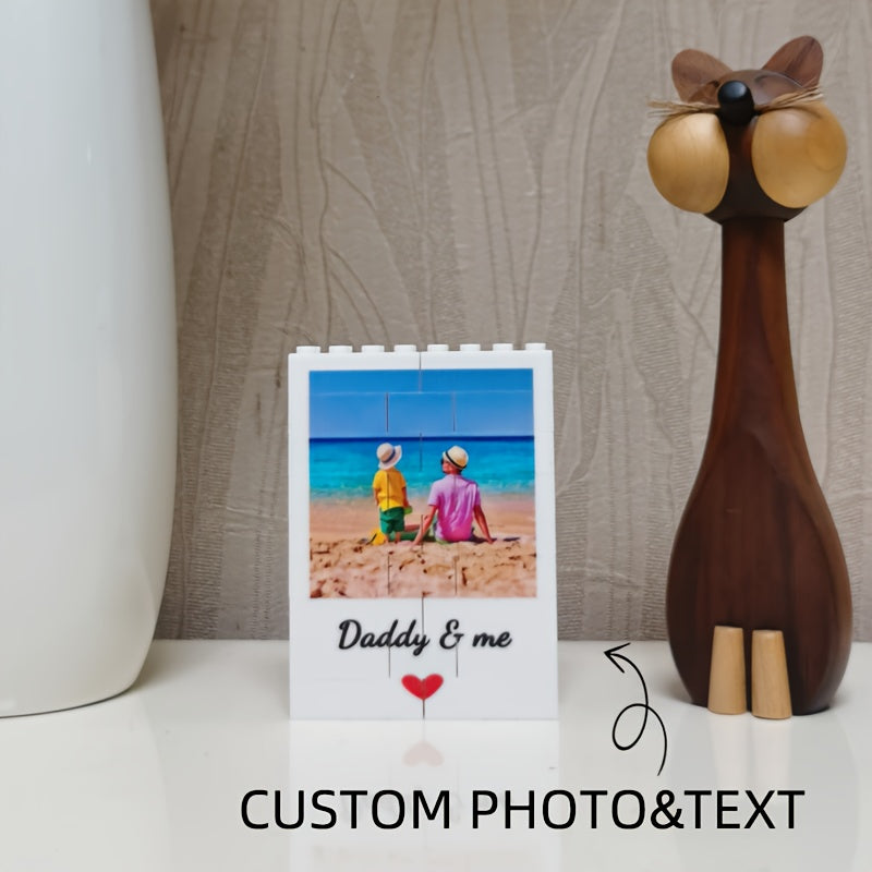 Personalized Photo Puzzle Custom Picture Text Building Blocks Colorful Photo Puz