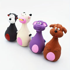 Pet Latex Toys Dog Toys Big Belly Cartoon Squeaky Toy For Dog Chew Toy Molar Toy