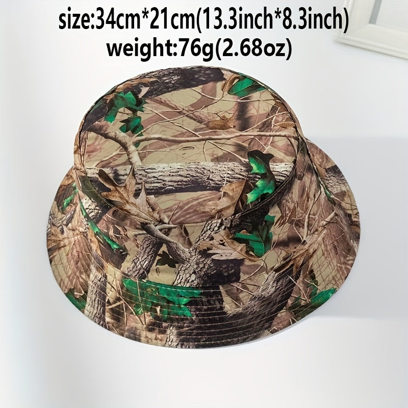Camouflage Jungle Fisherman's Hat Outdoor Sunshade Hat