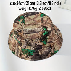 Camouflage Jungle Fisherman's Hat Outdoor Sunshade Hat