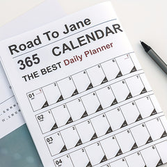 English Version Desk Calendar All Year Creative Planner