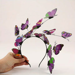 Funny Butterfly Headband Party Headdress Halloween Gift