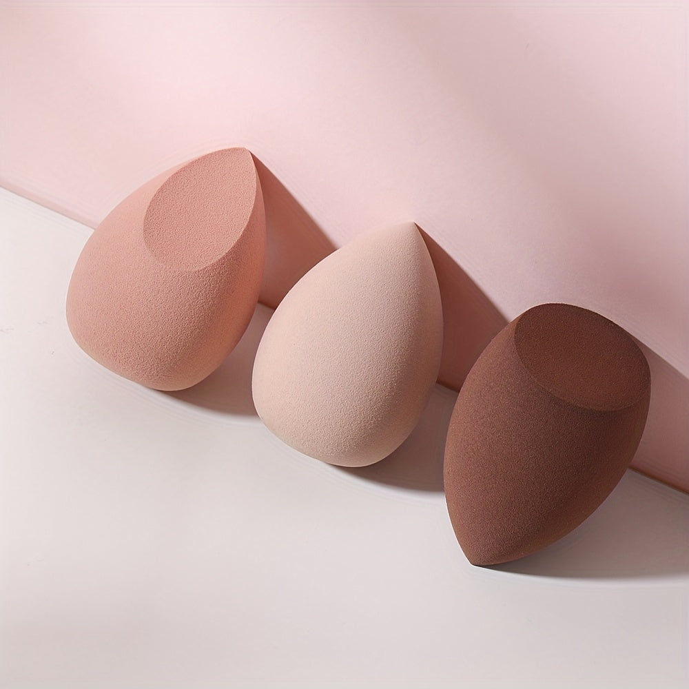 3 PCS Makeup Sponge Set Beauty Blender Foundation Blending Puff