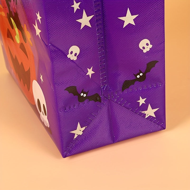 20pcs Halloween Party Gift Handbag Ghost Skull Elf Print Tote Bag No woven
