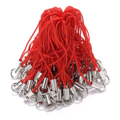 20pcs Polyester Cord Jump Ring Lanyard DIY Keychain Rope Craft Pendant
