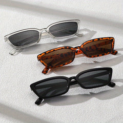 3 Pairs Cat Eye Sunglasses Rectangle UV400 Sun Shades for Summer