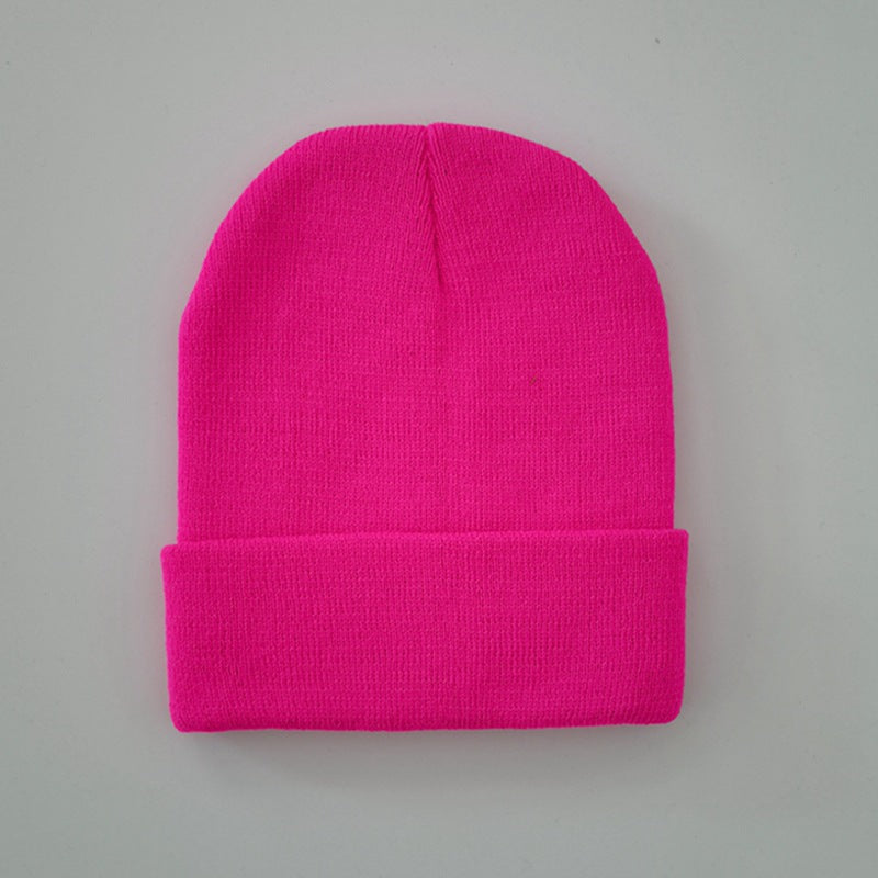 MultiColor Winter Adult's Woolen Knitted Hat 7 Colors