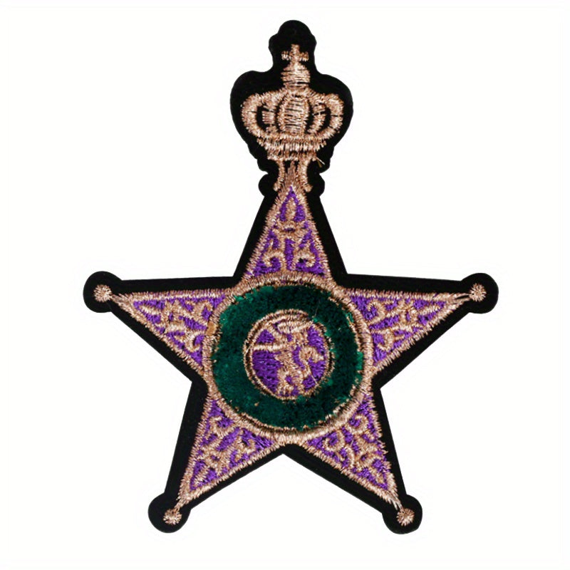 Crown Shield Patch - For Blazers, Jackets & Denim - Hole Repair