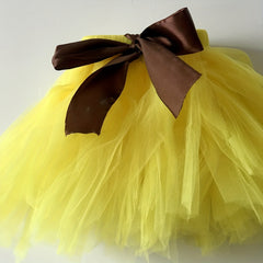 2pcs Newborn Baby Sunflower Tutu Bow Skirt Toddler Baby Girls Costume