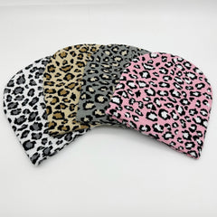 Leopard Spotted Animal Jacquard Knitted Hat Stretch Woolen Hat