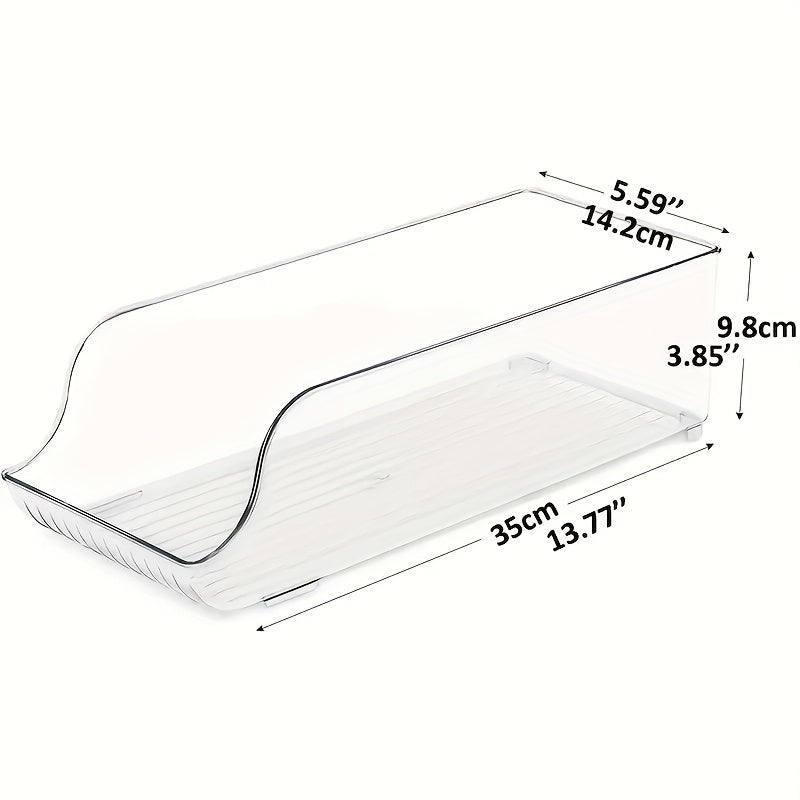Refrigerator Organizer Kitchen Storage Box Beverage Container Bin