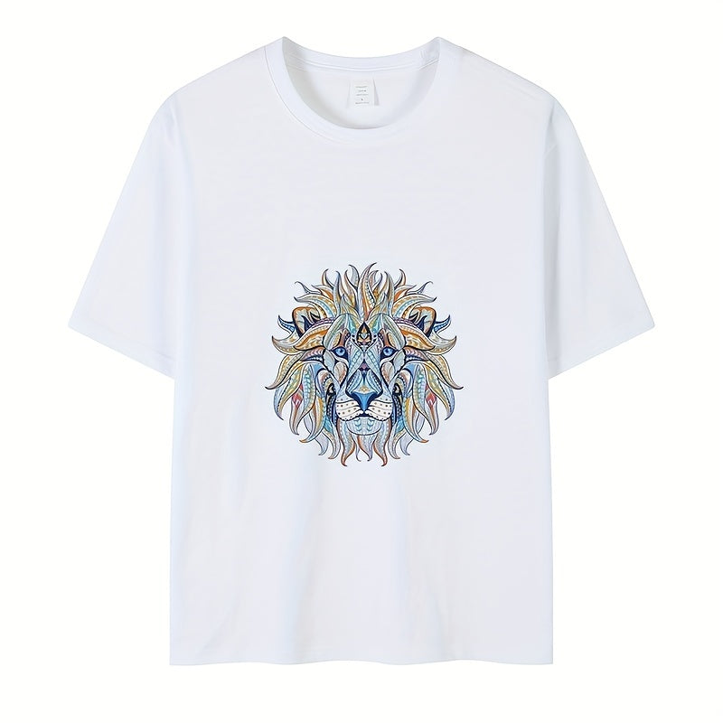 Cartoon Lion Animal Clothing Patch For Men DIY Application