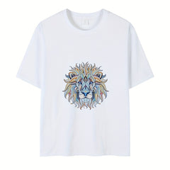 Cartoon Lion Animal Clothing Patch For Men DIY Application