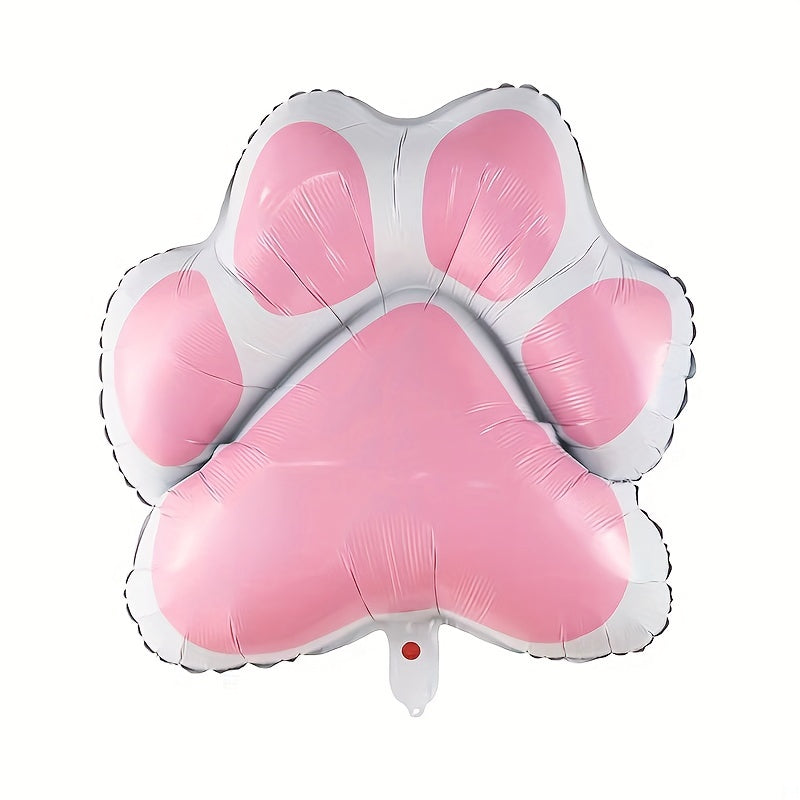 6pcs Dog Paw Bone Foil Balloons - Let's Pawty Balloon