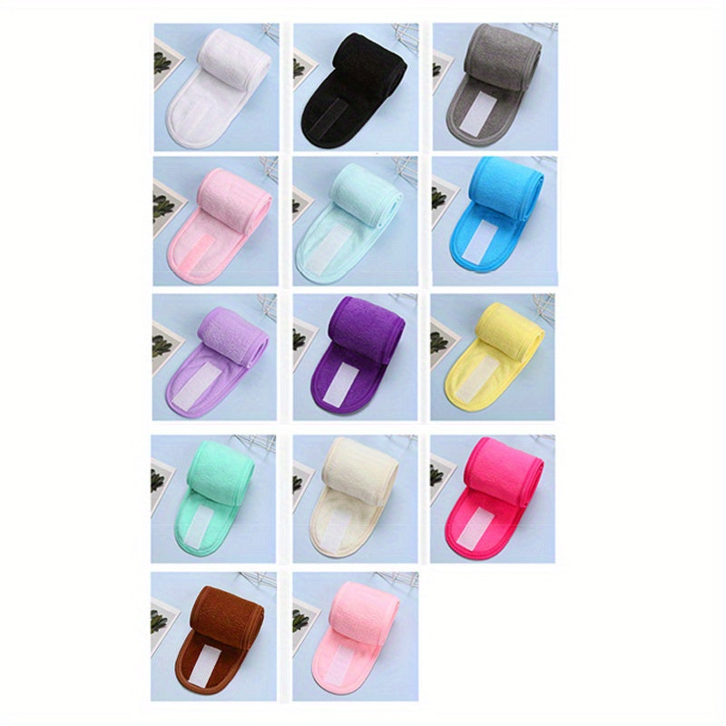 Women's Double Sided Cloth Headband Face Wash Head Bundle