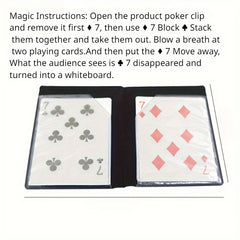Magic Poker Color Disappearing Paper Trick
