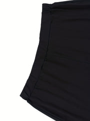 Two Piece Set Women's Plus Tee & Shorts Outfits 2 Piece Set