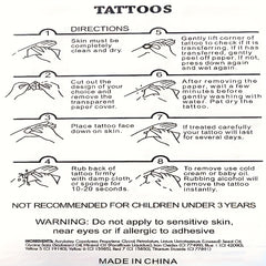 Waterproof Wolf Pattern Temporary Tattoo For Men Women
