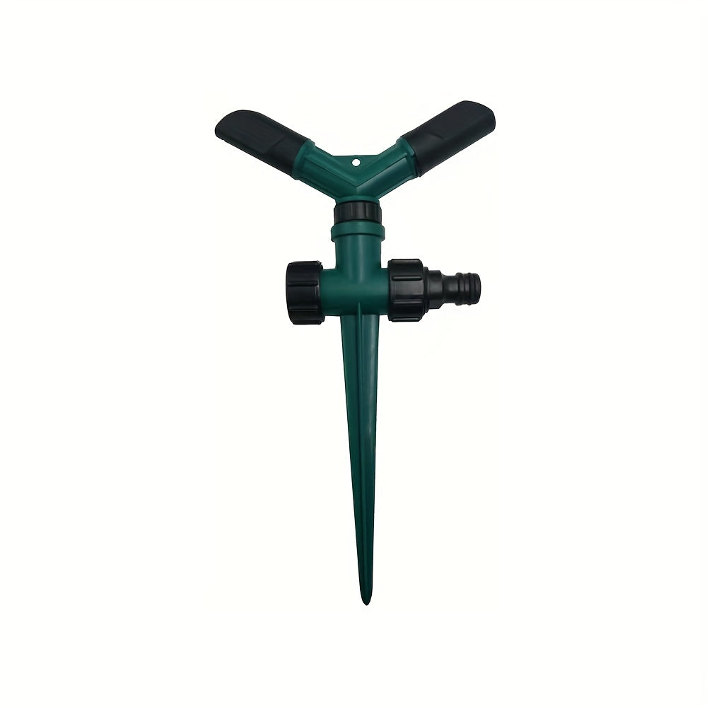 360 Degree 3 Arm Rotating Sprinkler Automatic Nozzle Garden Irrigation