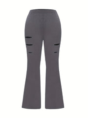  Sexy High Rise Flare Leg Pants