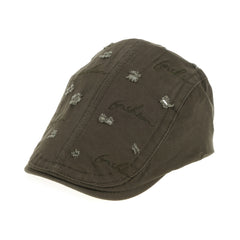 Spring Autumn Hole Beret Peaked Cap for Men Women
