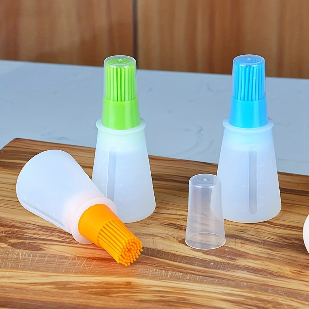 1pc Bottle Brush 2 2oz Silicone Bottle Brush BBQ Tool Kitchen Gadgets