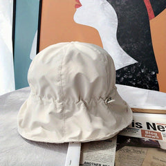 Foldable Drawstring Bucket Hat Lightweight Sun Hat for Women