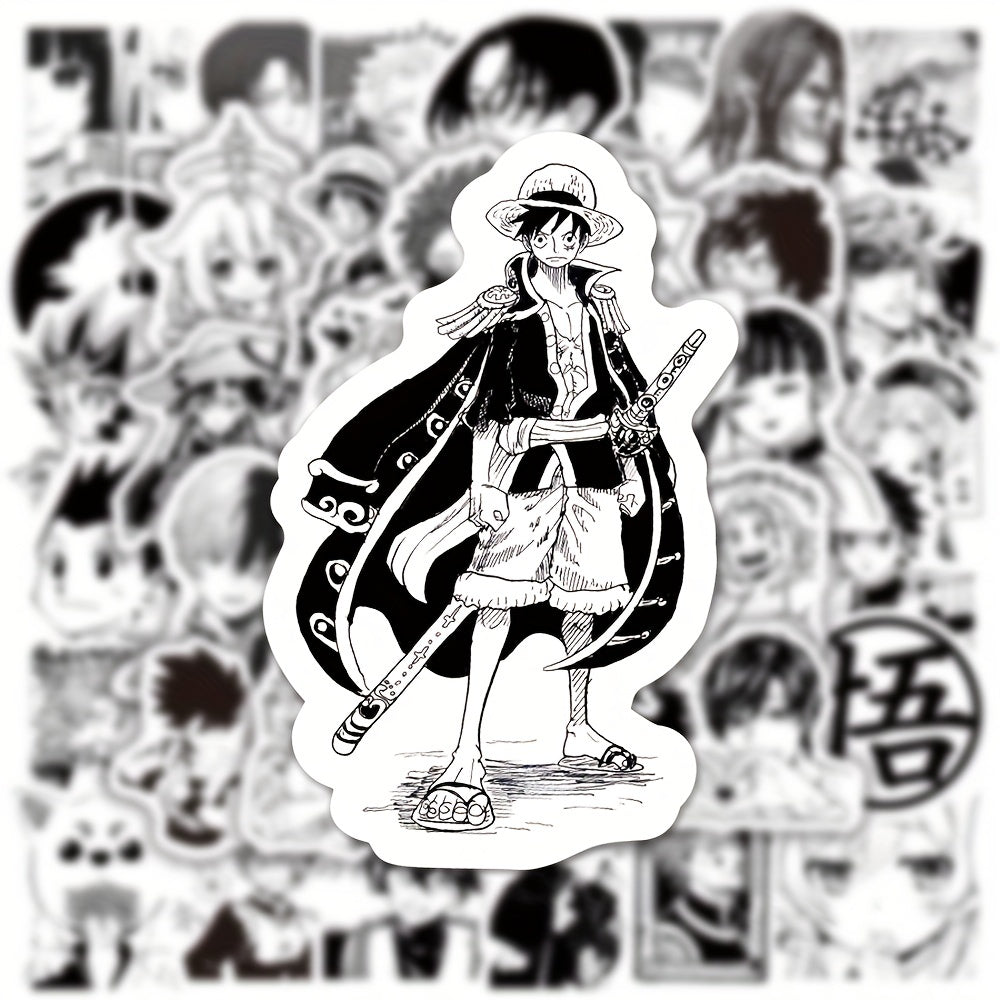 50pcs Anime Series Graffiti Stickers Waterproof Decorative DIY Creative Toys