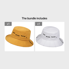 Embroidery Bucket Hat Women Men Unisex