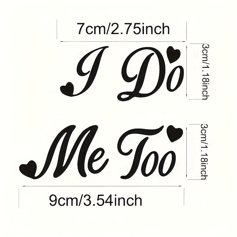 Waterproof Wedding Sticker Set
