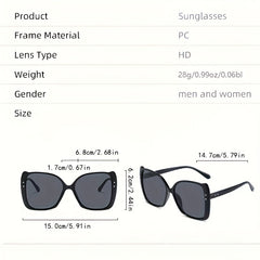 Large Butterfly Sunglasses Gradient Anti Glare UV400