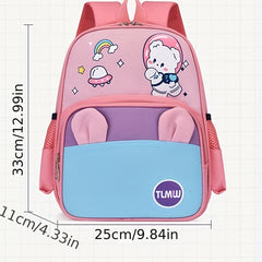 Kids Astronaut Bear Dinosaur Backpack Lightweight Breathable Travel Bag