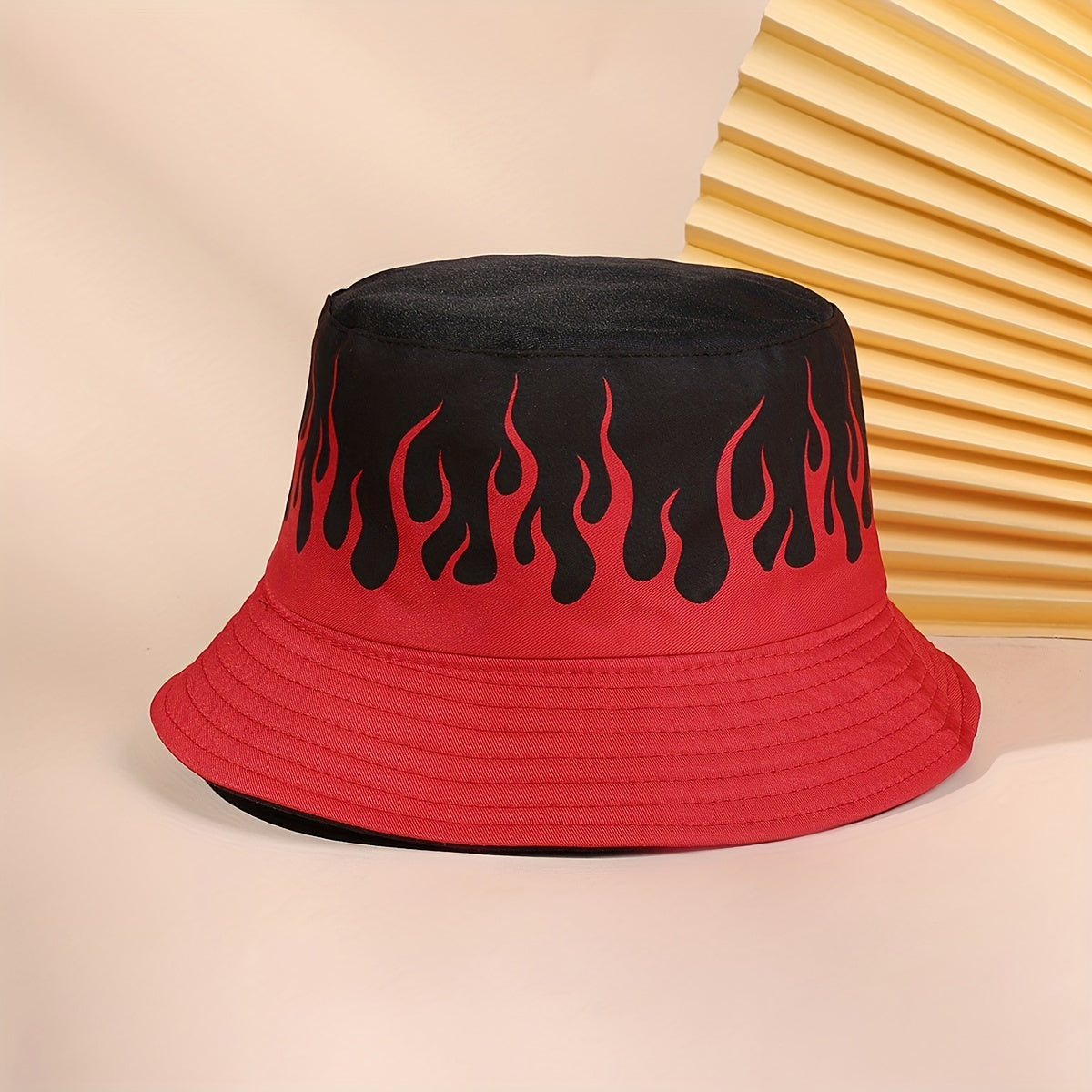 Reversible Bucket Hat Block Fisherman Cap Women Sunscreen Travel Beach Cap