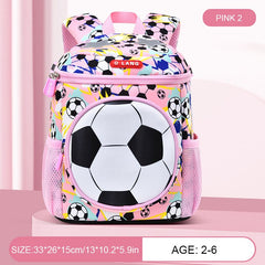 Kindergarten School Bag Football School Bag Toddler Bag Kids Backpack