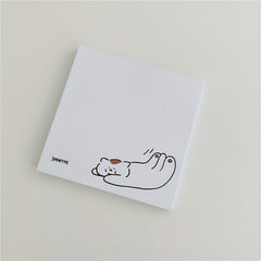 4pcs Cat Sticky Notes Mini Message Book DIY Decoration Materials