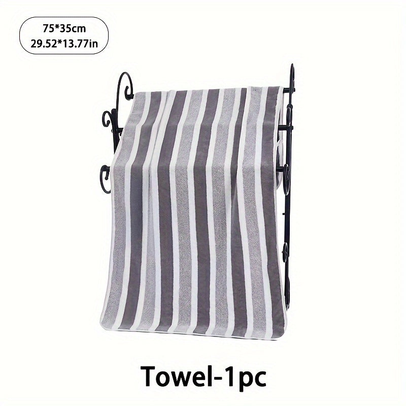 2pcs Coral Velvet Towel Set Quick Drying Soft Towel Bath Towel