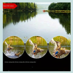 10X60 Wide Field of View Binoculars for Outdoor Wildlife Observation