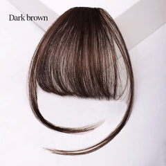 Natural Clip In Air Bangs Fringe Synthetic Hair Extensions One Piece Hairpiece