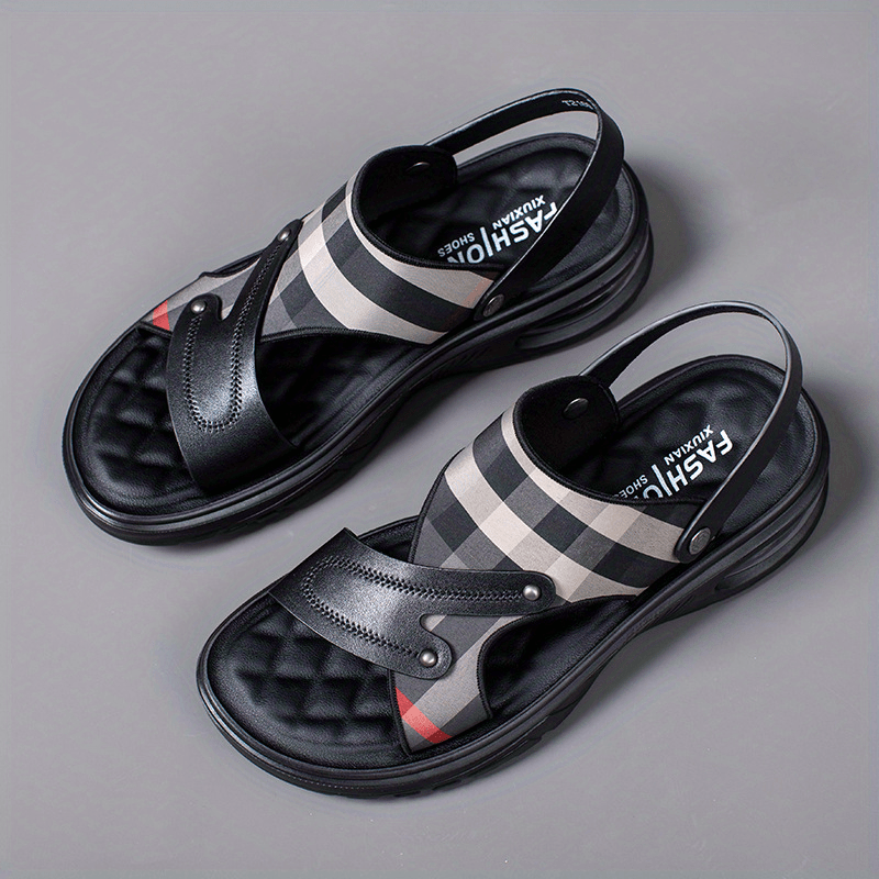 Men's Non Slip Sandals Wear resistant Comfy Beach Shoes Summer