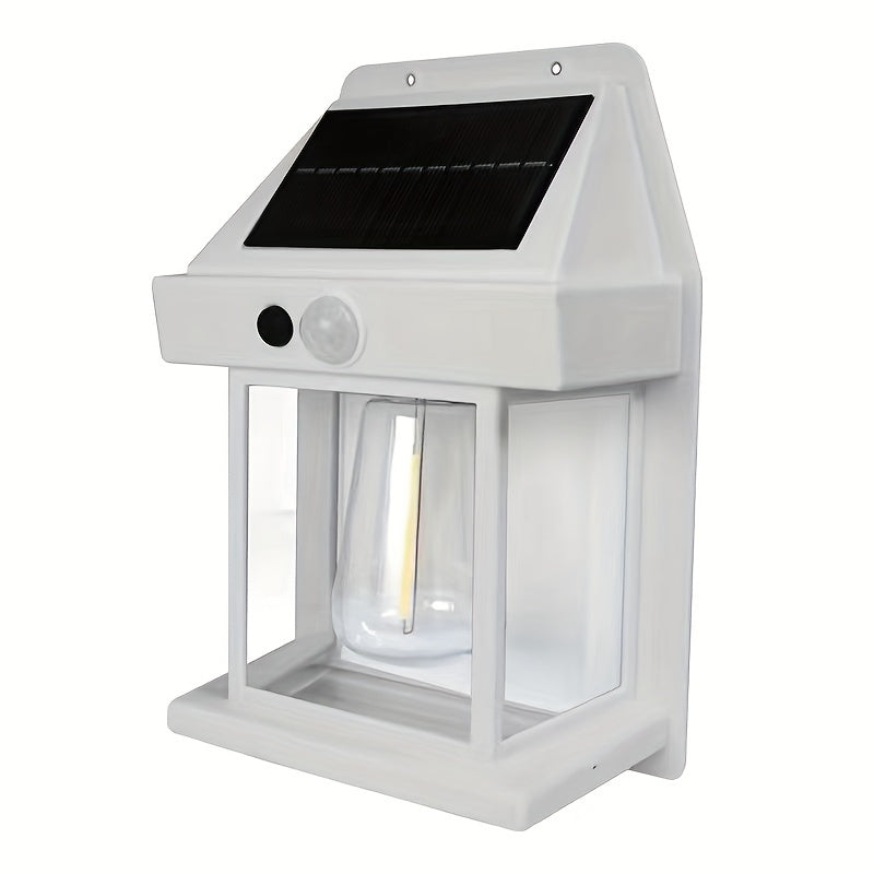 Solar Tungsten Wall Light Outdoor Waterproof Garden Headlight