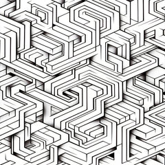 18 2x25 Geometric Coloring Book For Adults - Holiday Party Gift