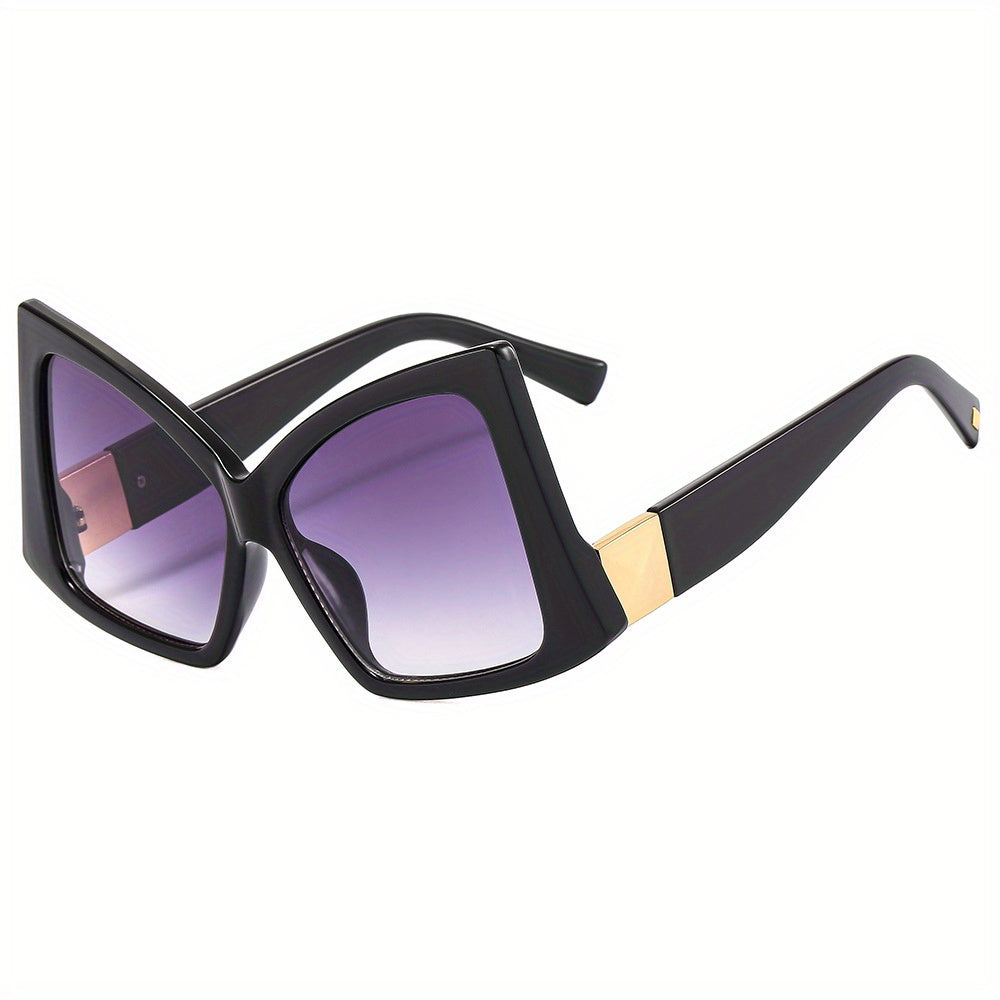 Y2K Large Bowknot Frame Sunglasses Gradient Lens UV400