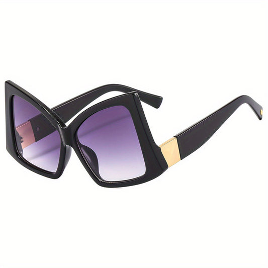 Y2K Large Bowknot Frame Sunglasses Gradient Lens UV400