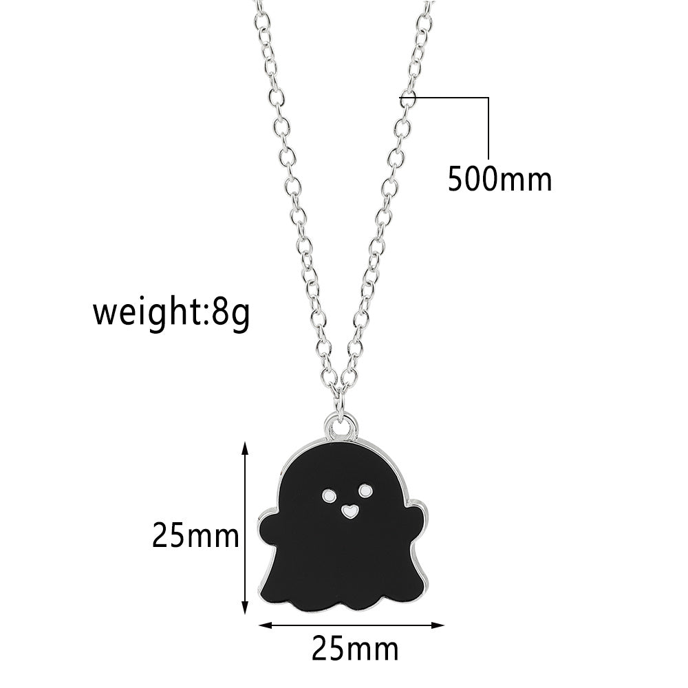 Men's Ghost Alloy Pendant Necklace