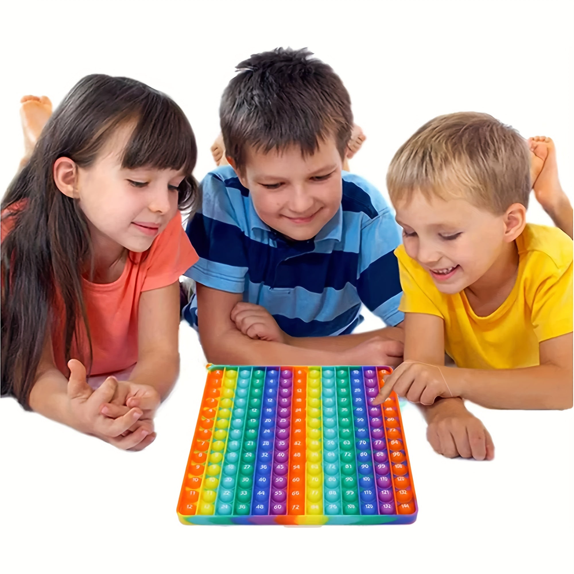 12x12 Multiplication Push Bubble Fidget Toy for Kids