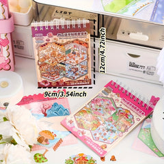 Kabbalah Mini Landscape Sticker Book: 12 Die Cut Stickers & 6 Background Car