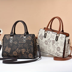 2pc Tote Bag Clutch Purse Set Textured Shoulder Bag Versatile Commuter Bag