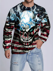 Men's 3D Pattern Print Sweatshirt for Autumn Winter
