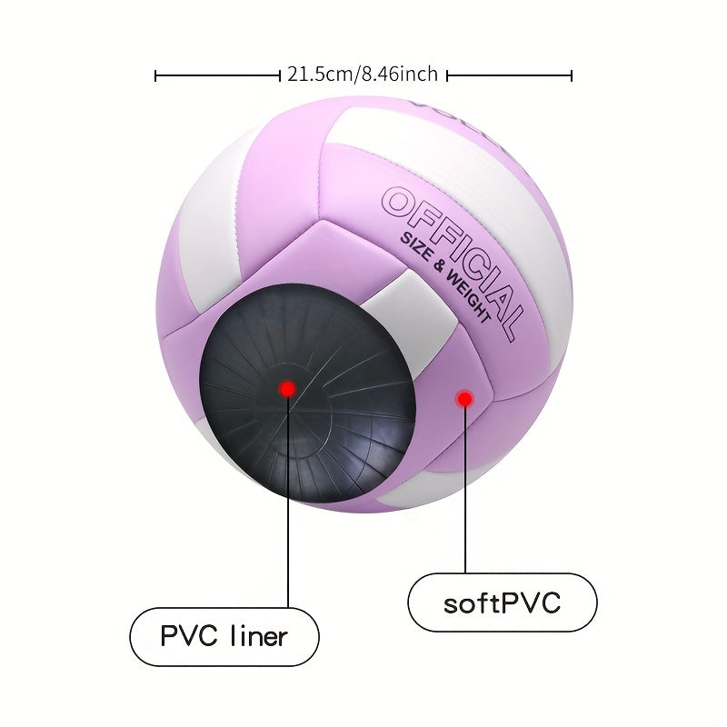 Durable Soft PVC Volleyball for Indoor Outdoor Pool Beach